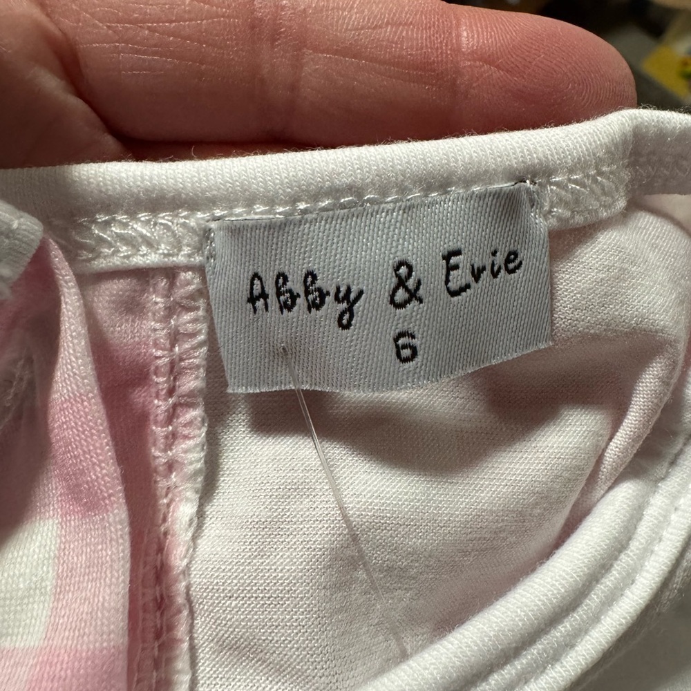 Abby & Evie Girls Valentine Dress – Size 6 | New with Tags - Picture 4 of 4